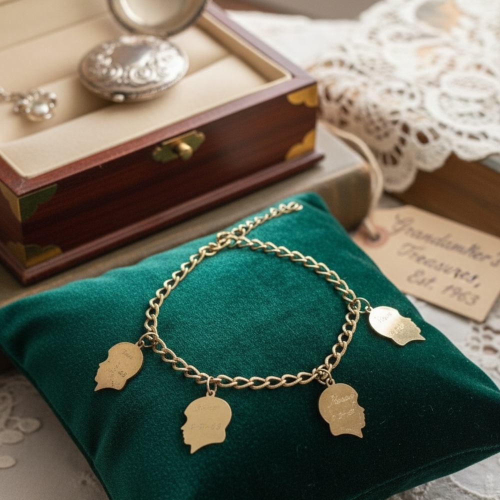 Gold Charm Bracelet
